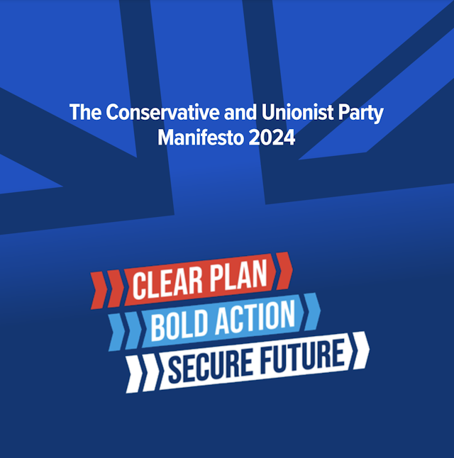 Conservative manifesto Conservative manifesto